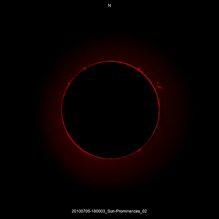 20100705-180003_Sun-Prominences_02.JPG -   ED-Fh d 101,9 / af 1270 (Prom.Ext-Tube) CANON-EOS5D (AFC-Filter) 400 ASA Filter: Ha0,22nm, 2*RG630, UV-IR-CUT 1 light-frame 1/500s Canon-RAW-Image, Adobe-PS-CS Reflexes from Insects  